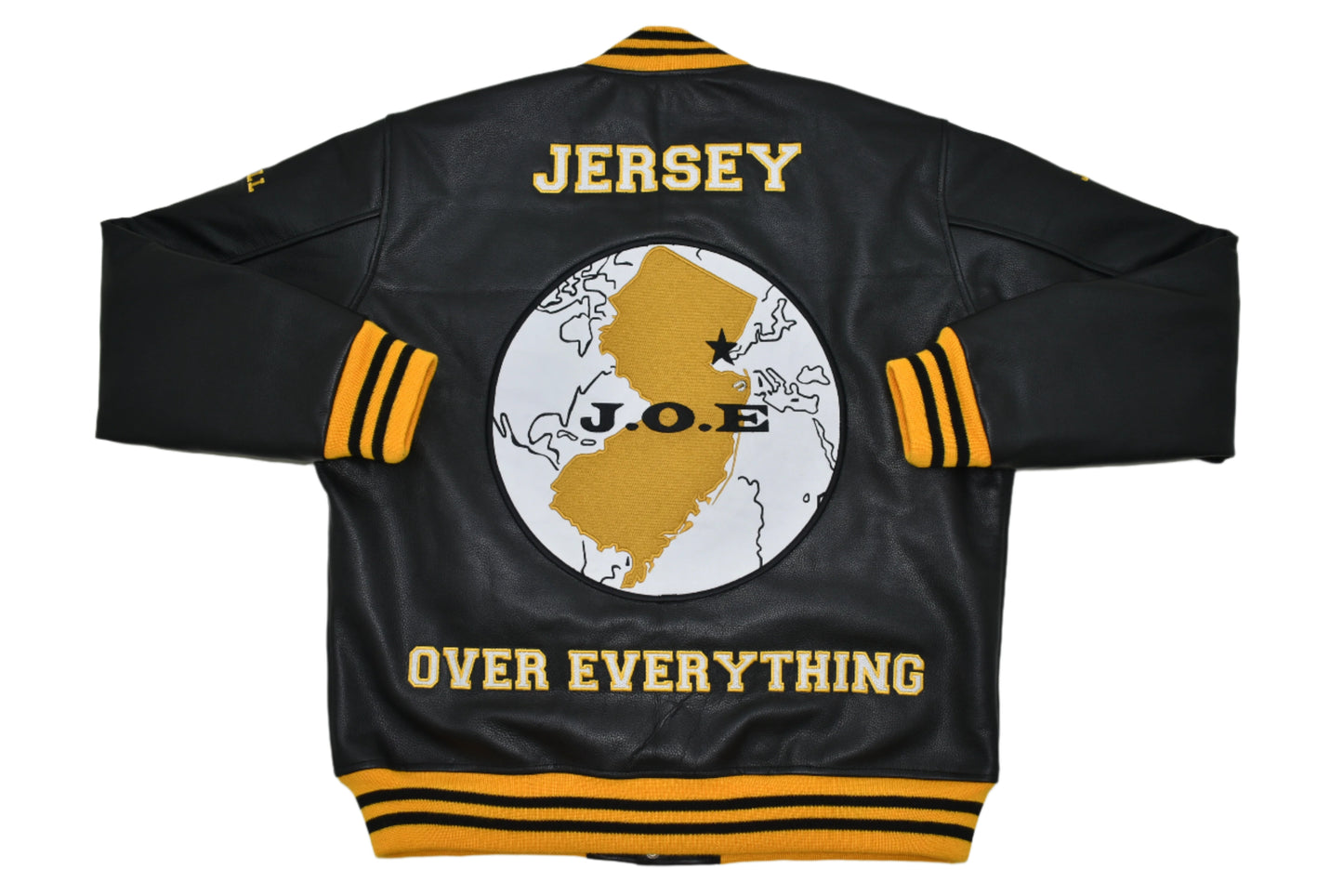 J.O.E Black Varsity Jacket